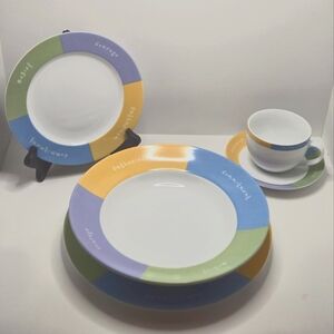 Mary Kay Dinnerware - Words To Live By Collection